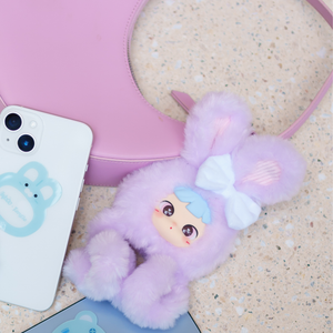NEW! Tangle® x HiddenWooo Cimmy Lovely Bunny Plush Keychain