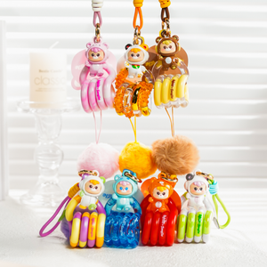 NEW! Tangle® x HiddenWooo Abebe Bear Pendant Blind Box