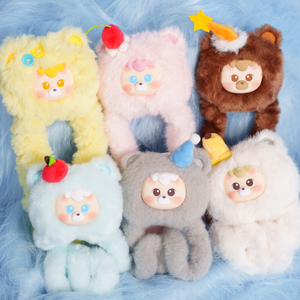 NEW! Tangle® x HiddenWooo diudiu baby Mallow Bears Plush Keychain
