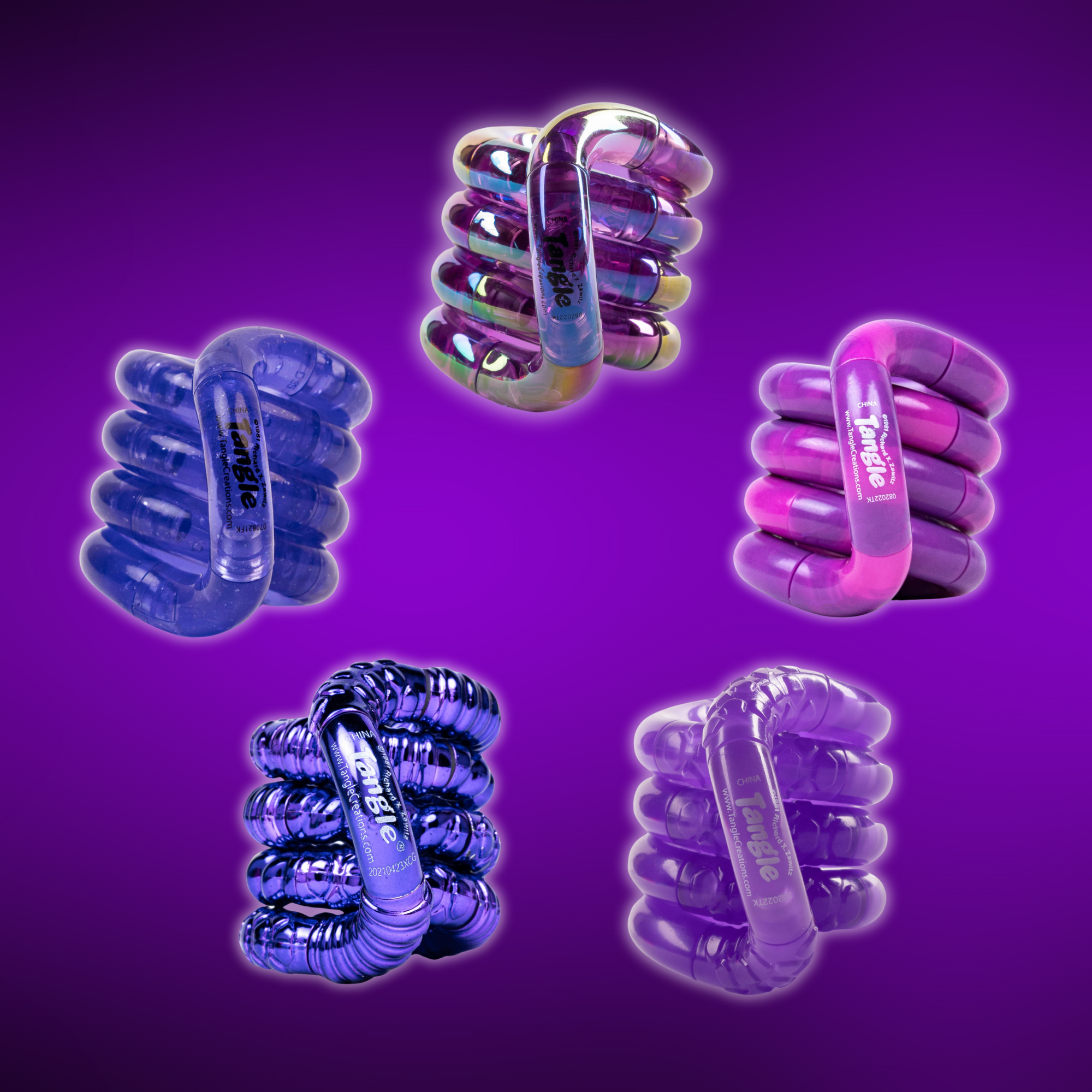 Tangle® Colorburst Purples (5-pack)