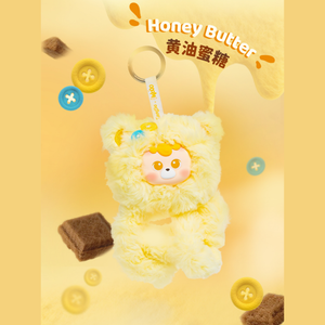 NEW! Tangle® x HiddenWooo diudiu baby Mallow Bears Plush Keychain