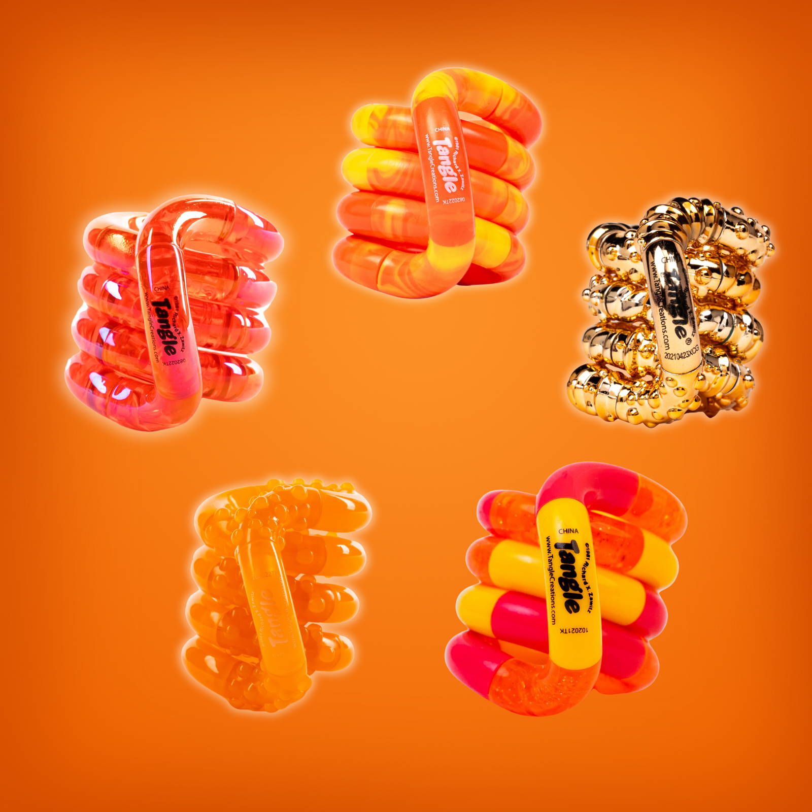 Tangle® Colorburst Oranges (5-pack)