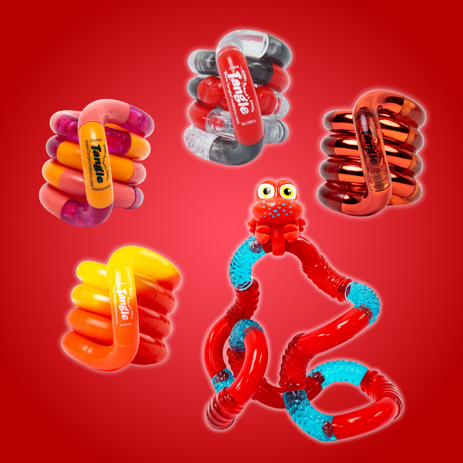 Tangle® Colorburst Reds (5-pack)